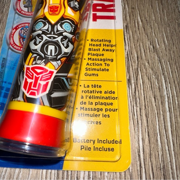 Transformers Battery Powered Soft Toothbrush with Firefly Rotating Power 3+ - Picture 3 of 7